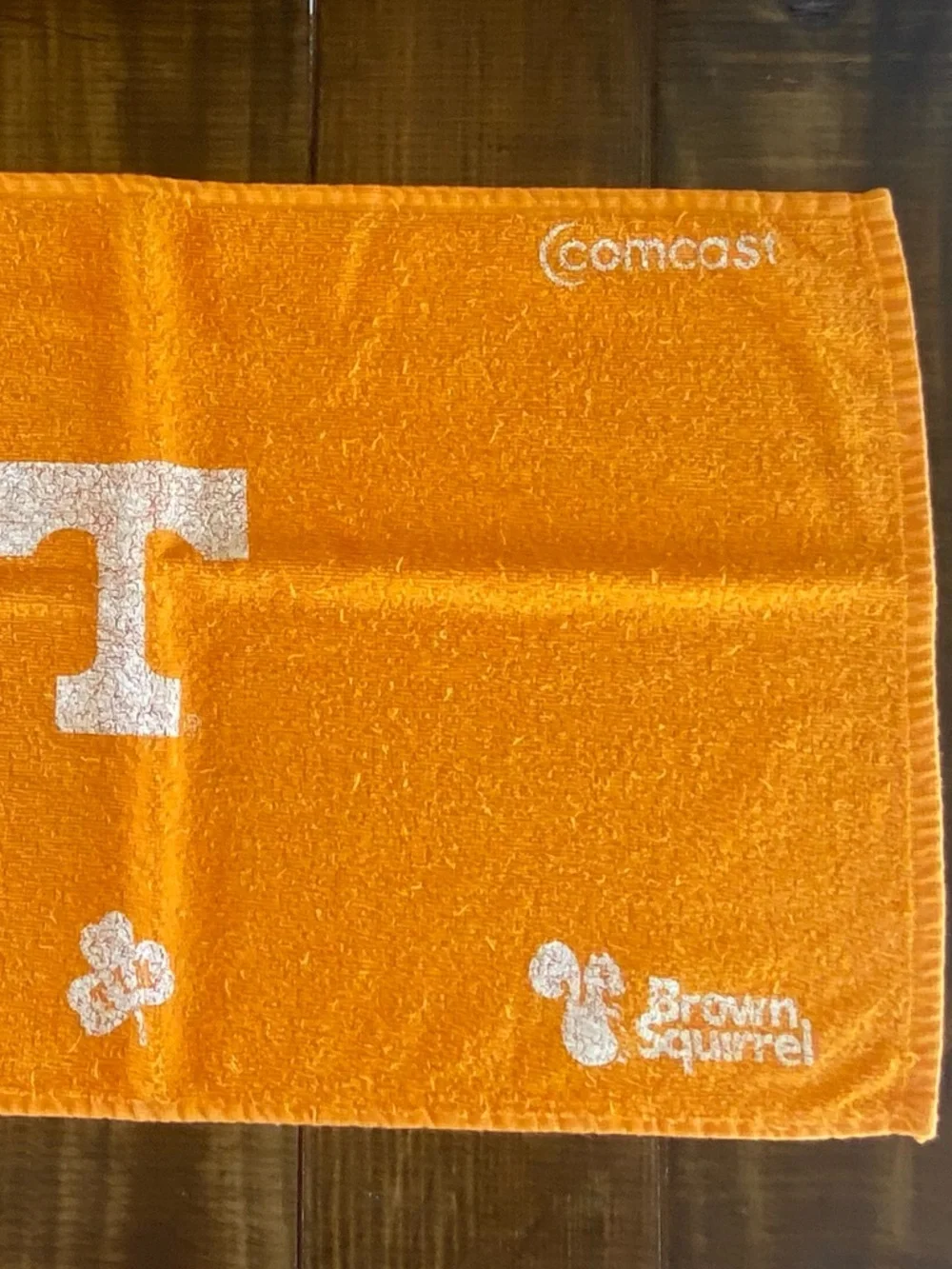 Tennessee Volunteers Orange Rally Hand Towel White T Logo 100% Cotton 15” x 25”
